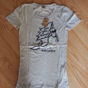 Vintage Hollister Embellished‎ Mermaid Tee Juniors Size